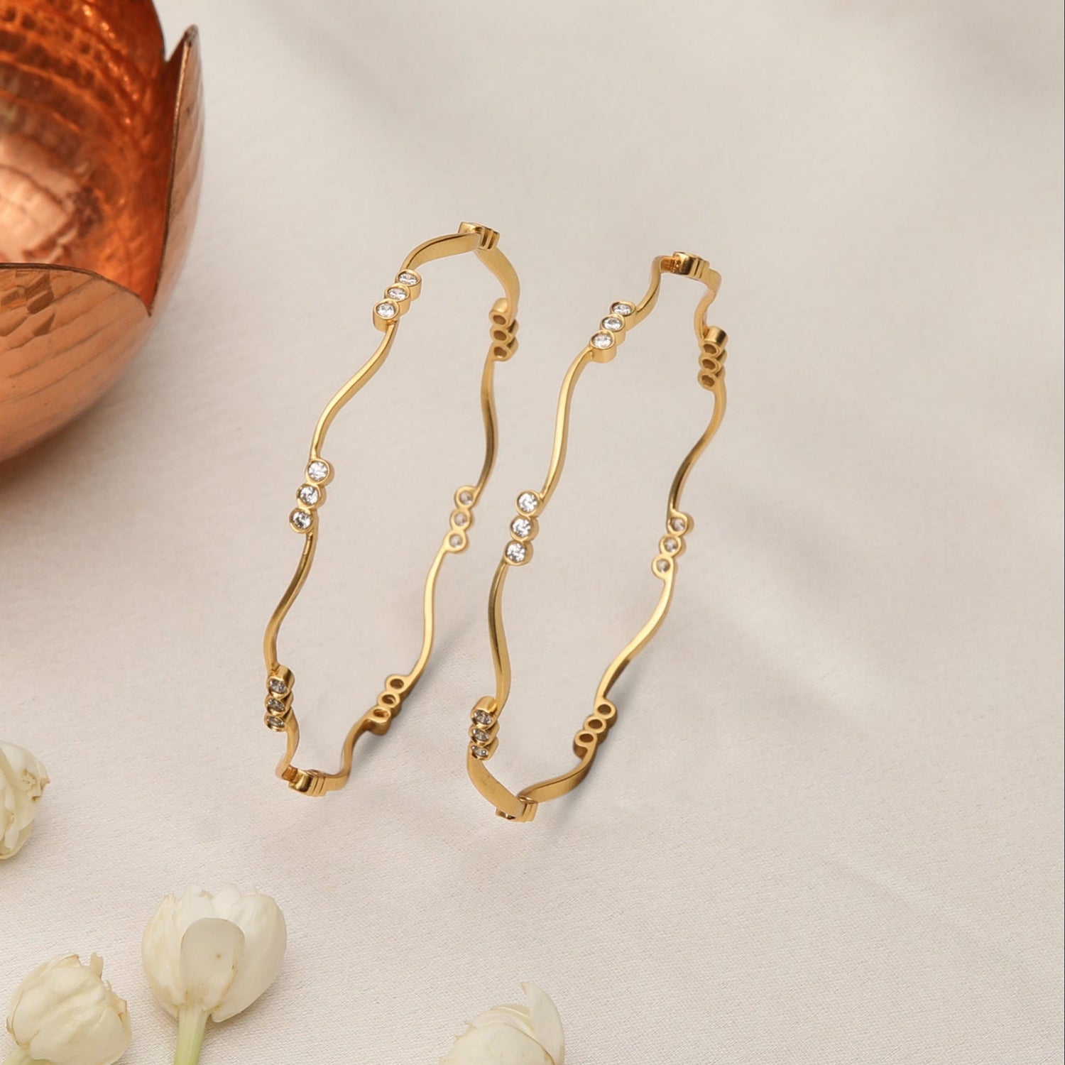 Bangles Saisha CZ Silver Bangle