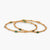 Nyra Modern Green CZ Silver Bangles