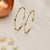 Nyra Modern Green CZ Silver Bangles