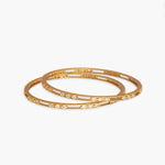 Aira Modern Red CZ Silver Bangles