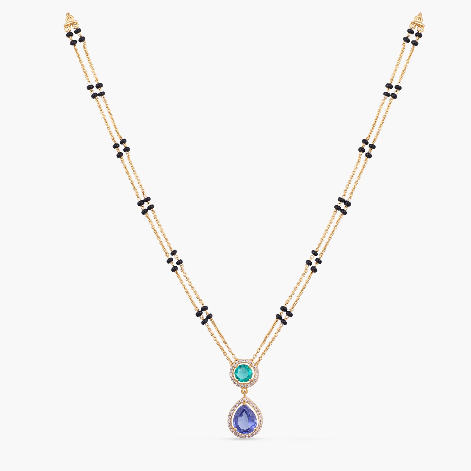 Siena CZ Silver Mangalsutra