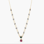 Necklace Vanessa CZ Silver Mangalsutra