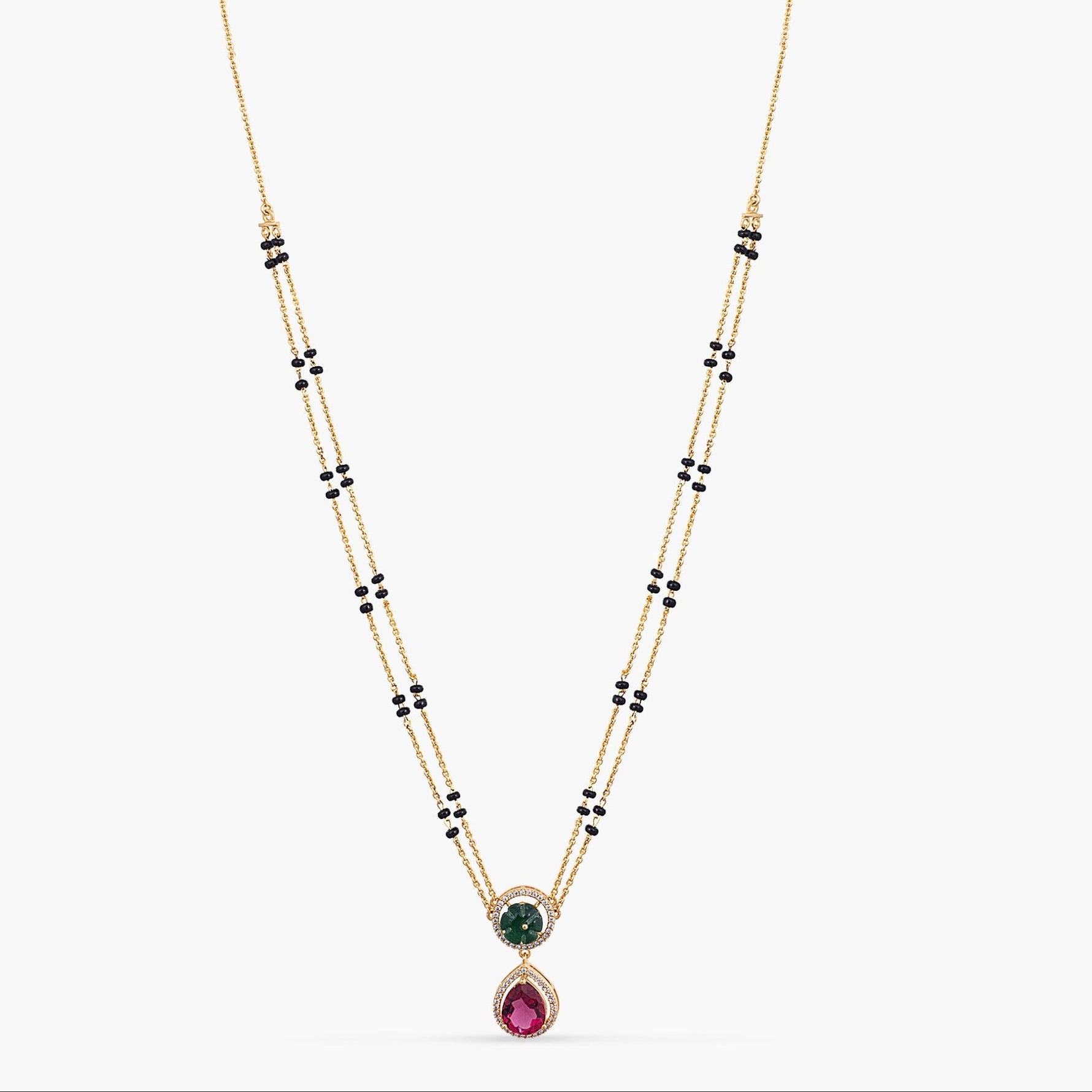 Necklace Vanessa CZ Silver Mangalsutra