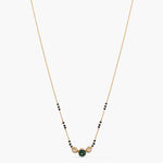 Necklace Minimalist CZ Silver Mangalsutra