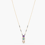 Necklace Royal Cascade CZ Silver Mangalsutra