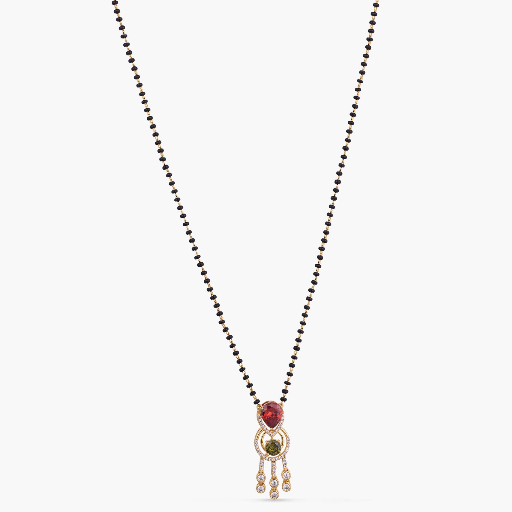 Necklace Varsha CZ Silver Mangalsutra
