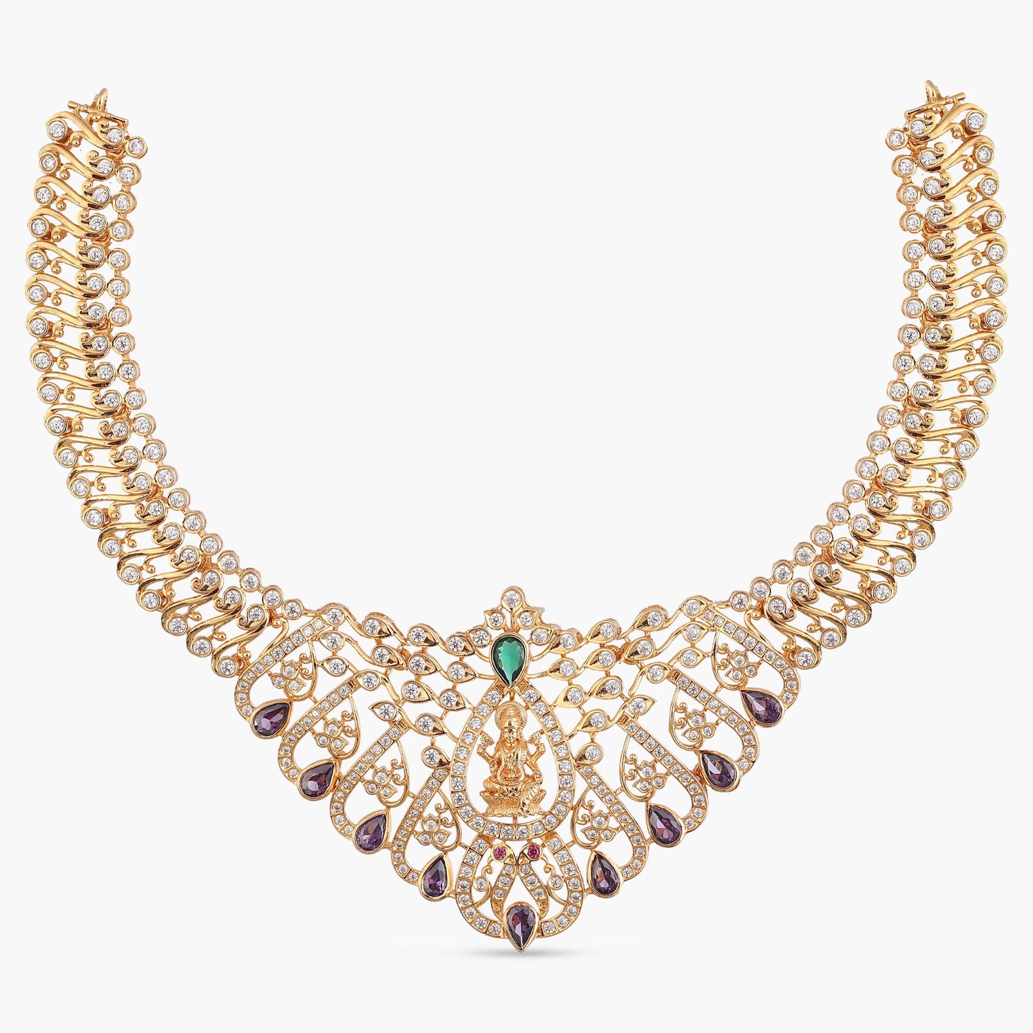 Necklace Samira Lakshmi CZ Silver Necklace