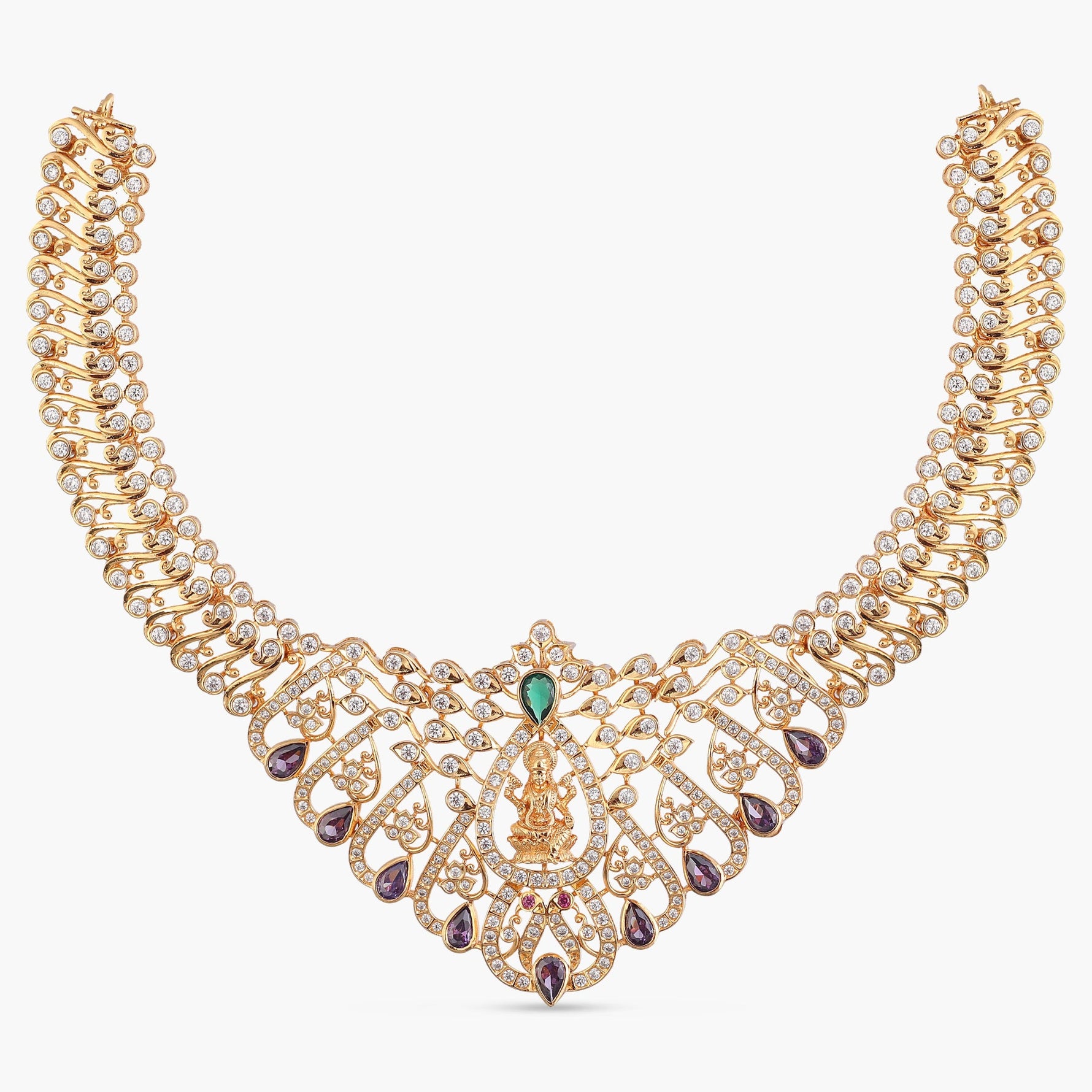 Necklace Samira Lakshmi CZ Silver Necklace