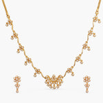 Elara Silver Necklace Set