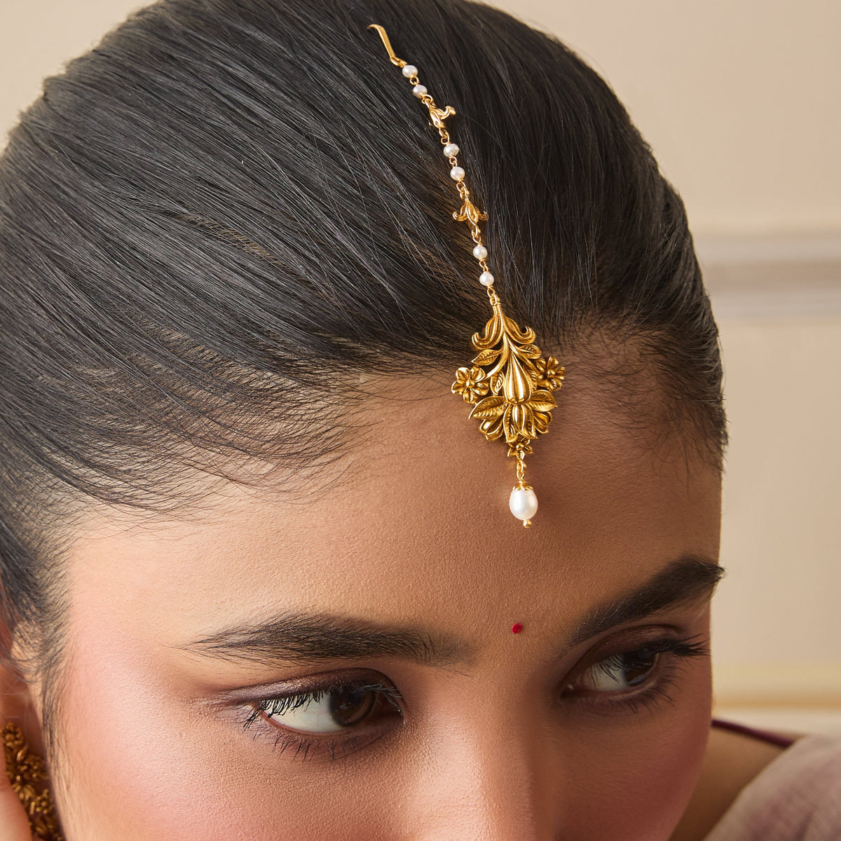 Tanvi Silver Maang Tikka