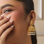 Devika Silver Drop Earrings