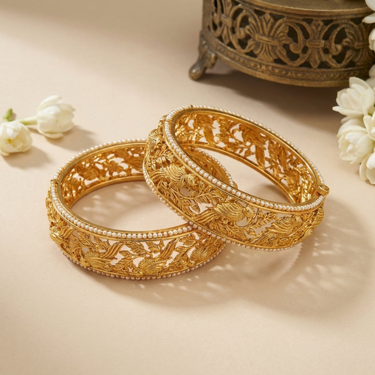 Suvarna Silver Bangles