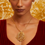 Pendants Abundance Temple Silver Pendant Necklace