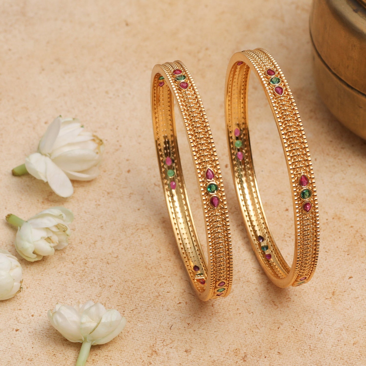 Bangles Ruchira Kempu Antique Silver Bangles