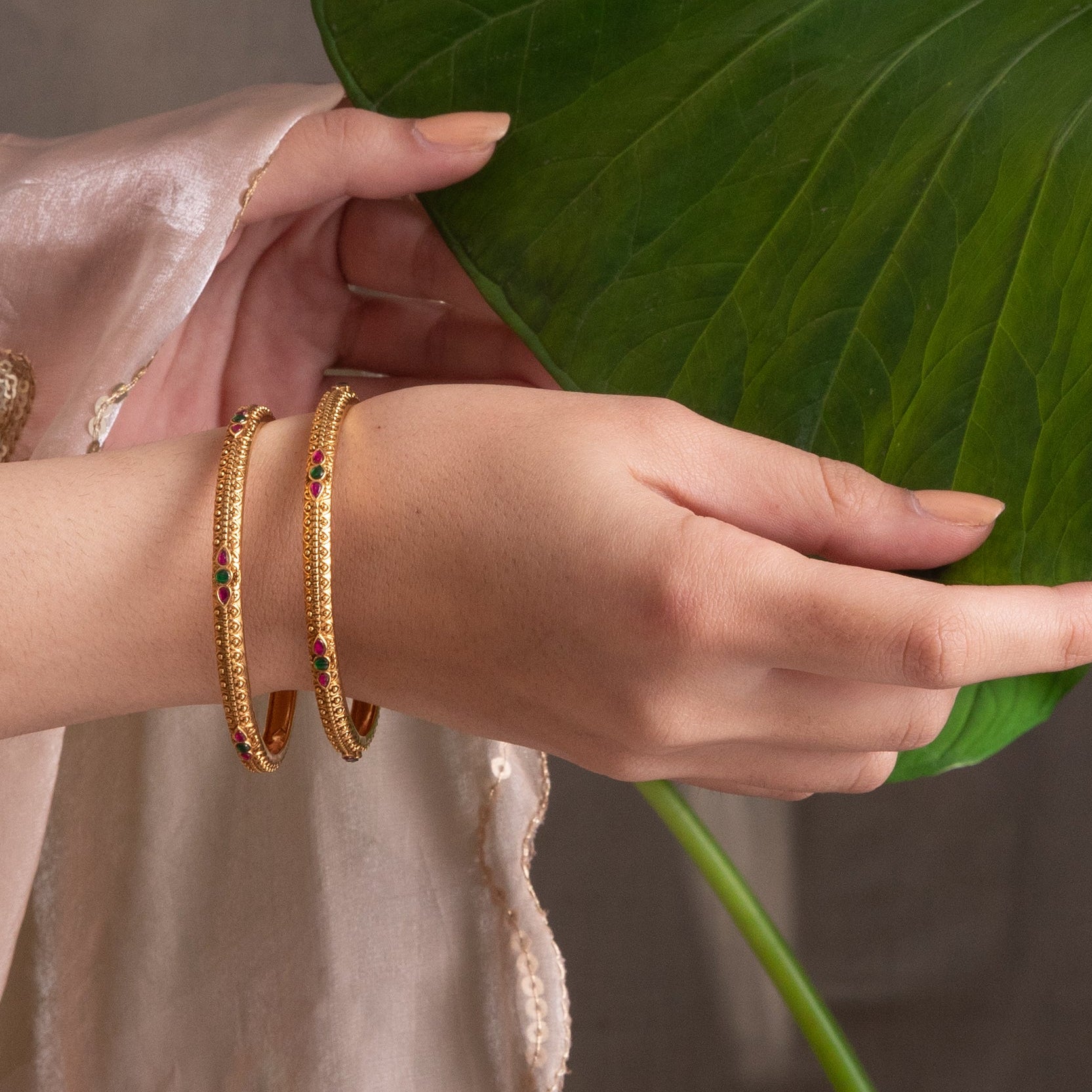 Bangles Savitri Antique Silver Bangles