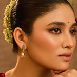 Earrings Diya Antique Silver Jhumka Earrings