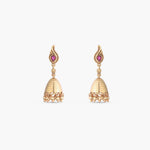 Earrings Diya Antique Silver Jhumka Earrings