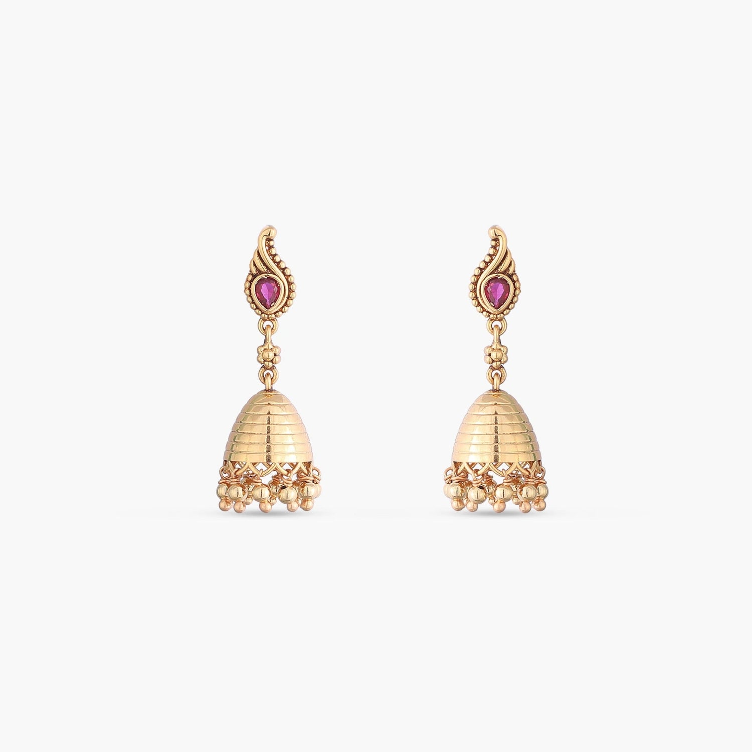 Earrings Diya Antique Silver Jhumka Earrings