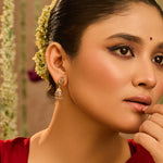 Earrings Navil Traditional Silver Jhumka Earrings