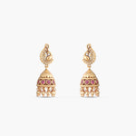 Earrings Navil Traditional Silver Jhumka Earrings
