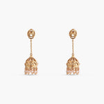 Earrings Meher Antique Jhumka Silver Earrings