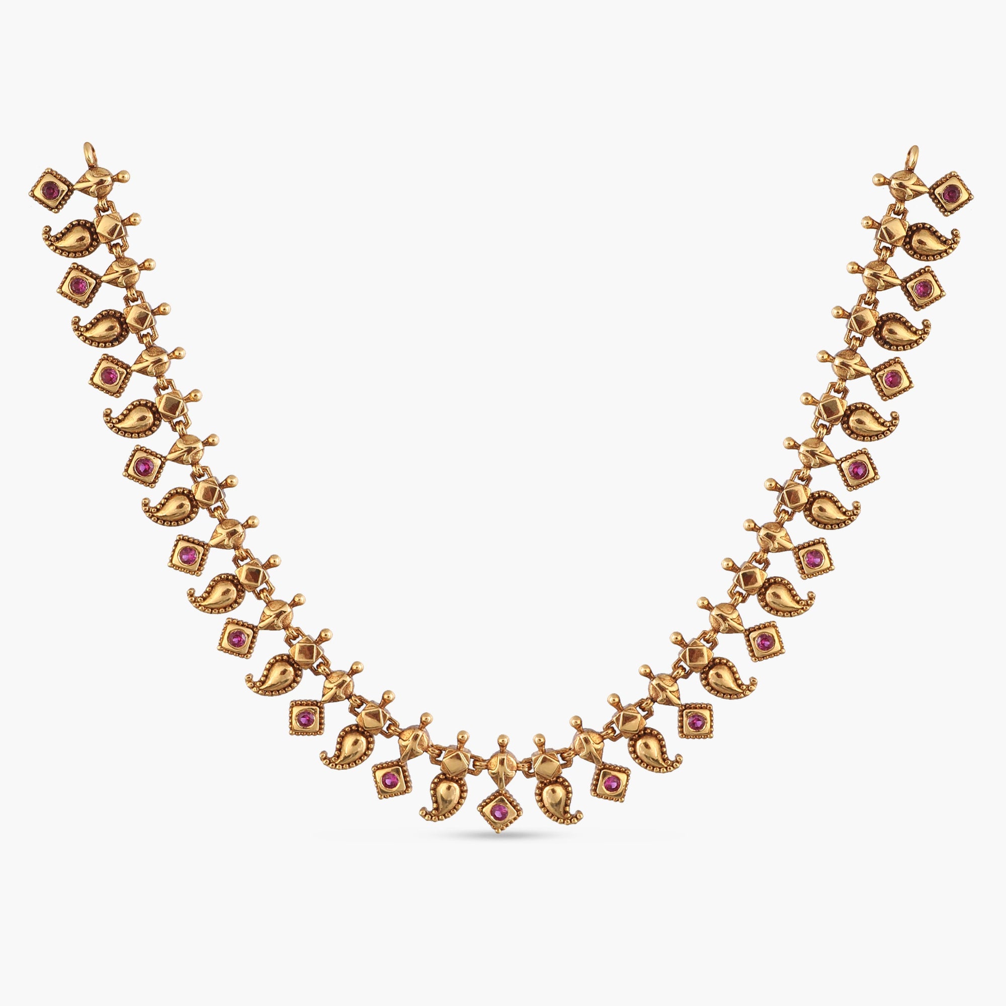 Amodini Antique Silver Necklace