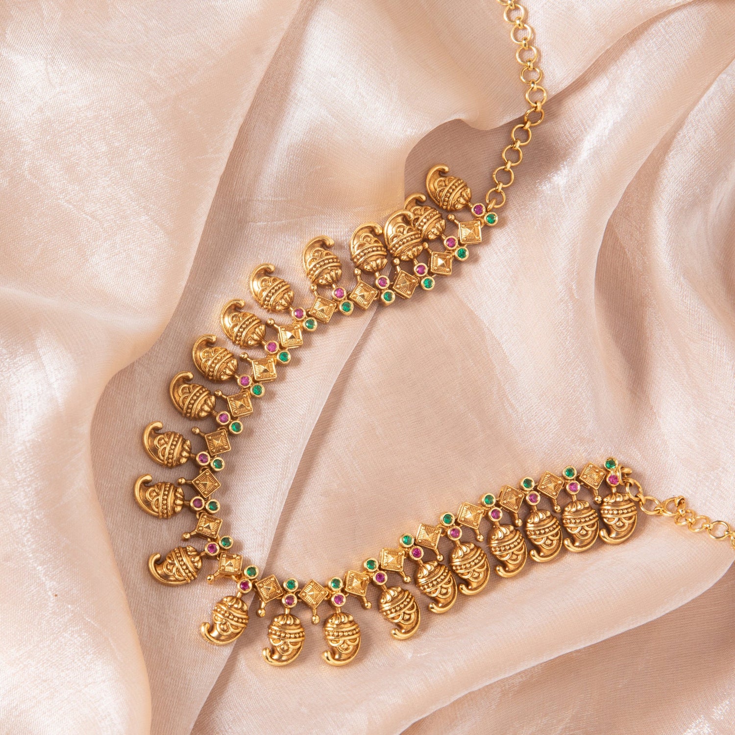Necklace Ambi Kempu Antique Silver Necklace