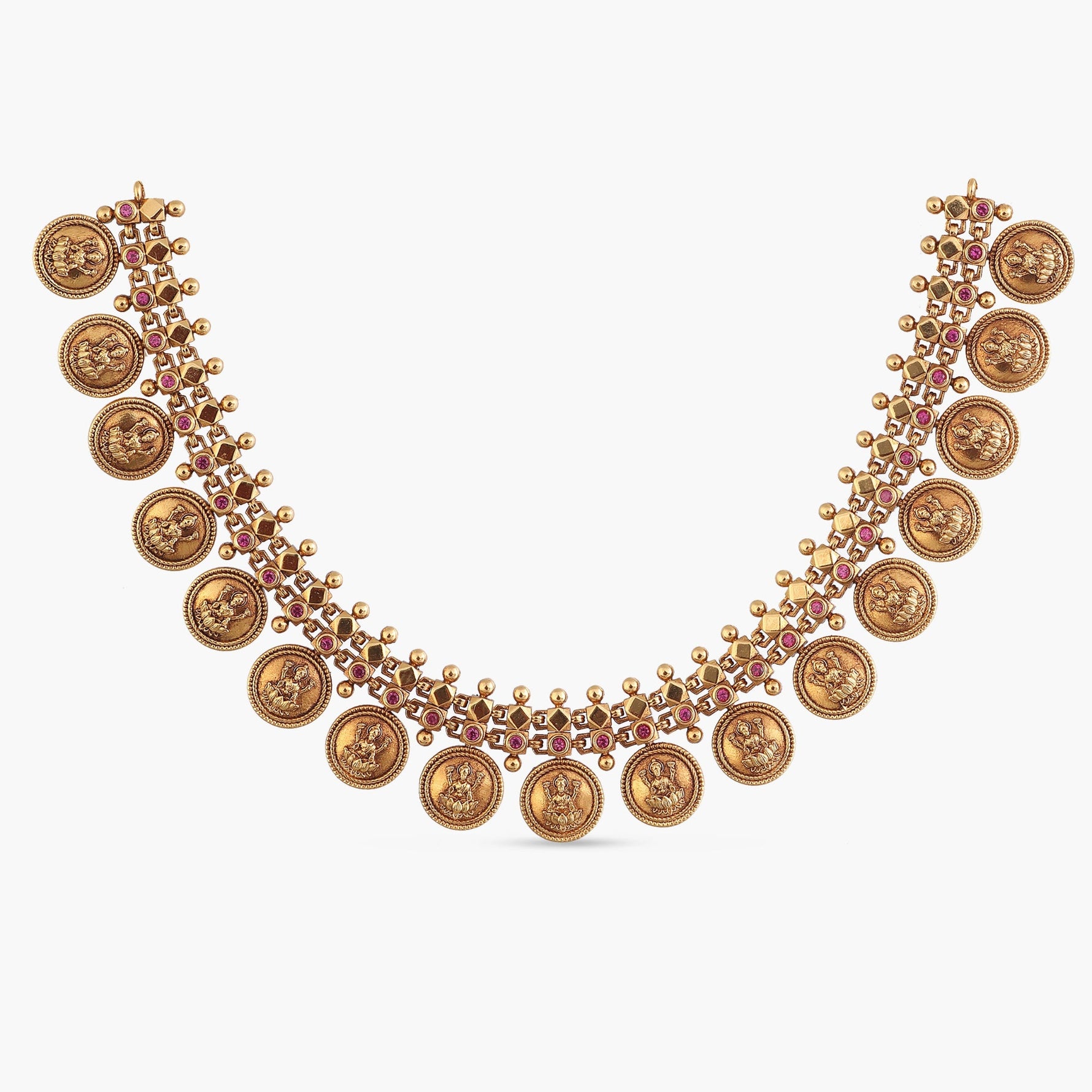 Necklace Kalindi Kasu Antique Silver Necklace