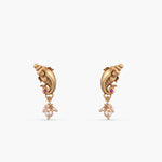 Earrings Vinayaka Antique Silver Stud Earrings