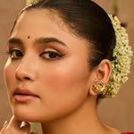Earrings Snigdha Matsya Antique Silver Stud Earrings