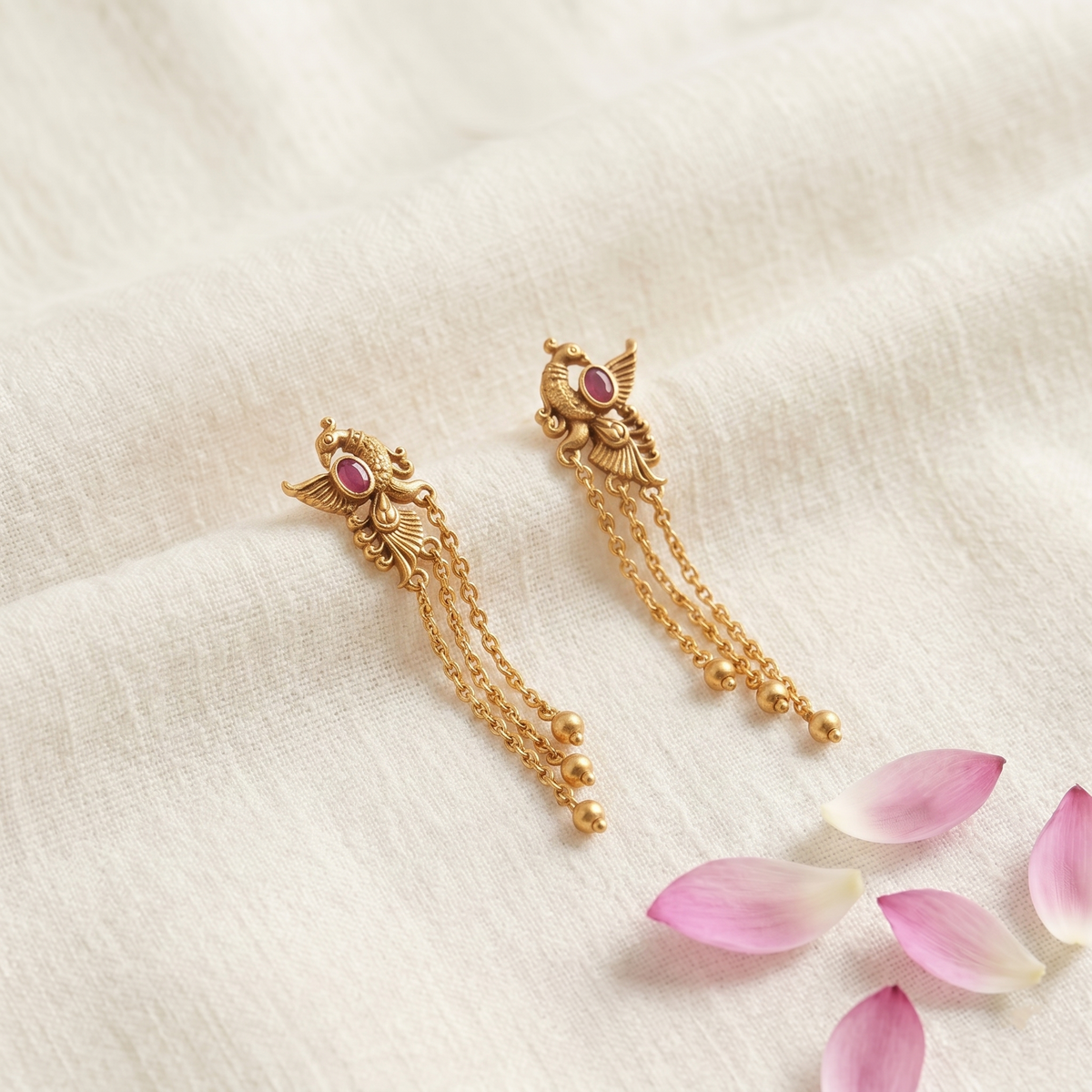 Trisha Silver Drop Earrings