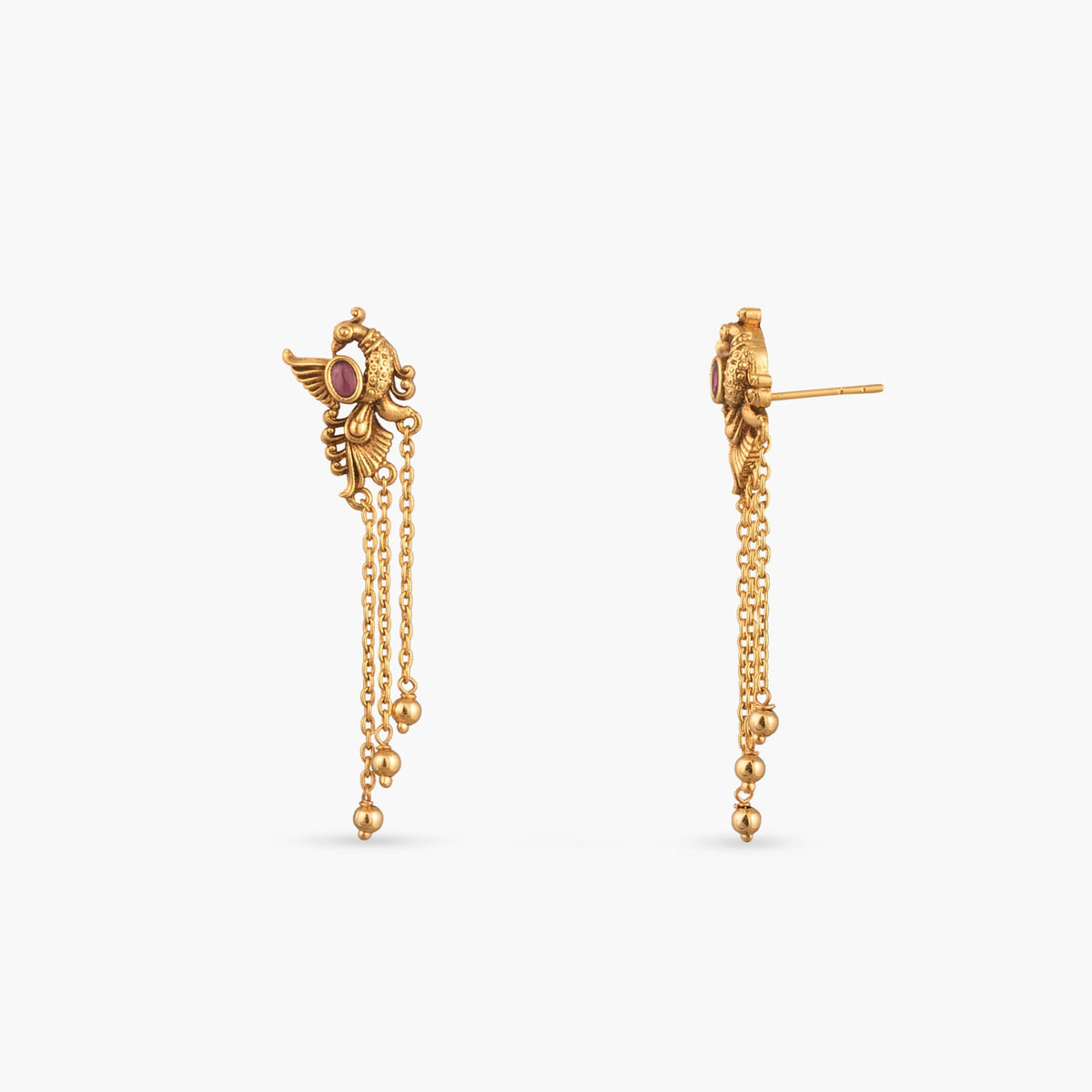 Trisha Silver Drop Earrings