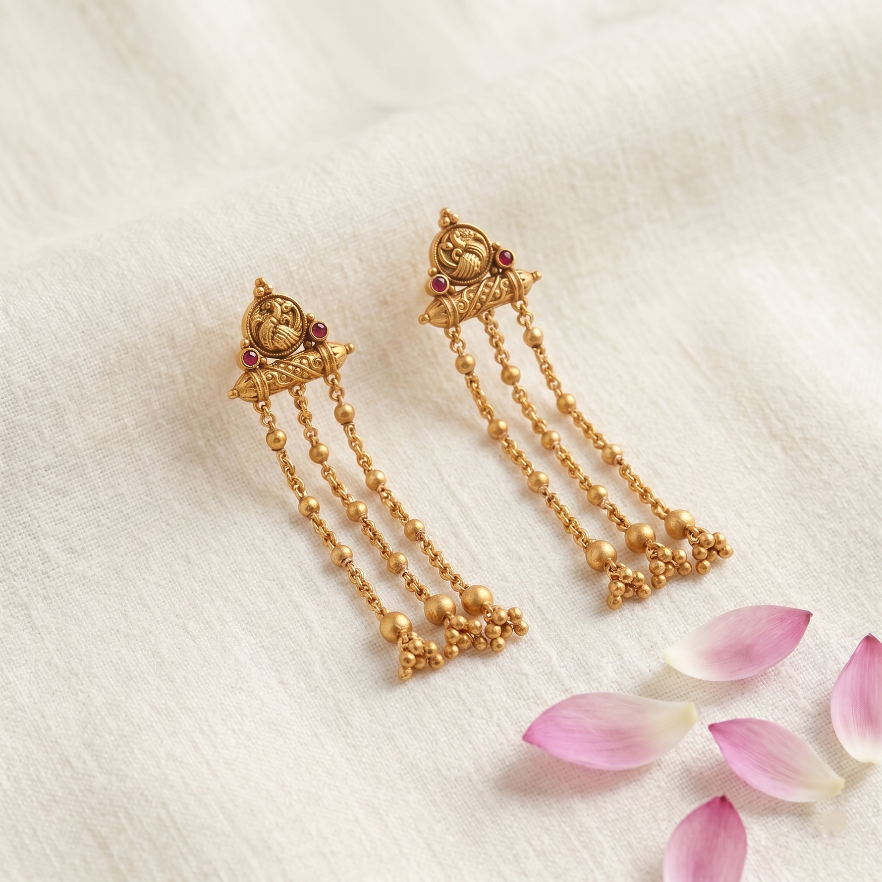 Dhriti Silver Drop Earrings