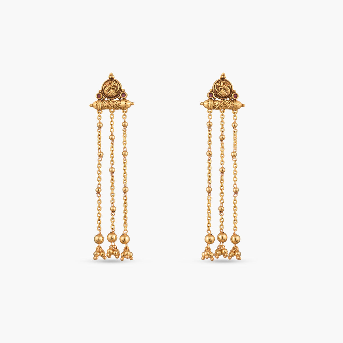 Dhriti Silver Drop Earrings