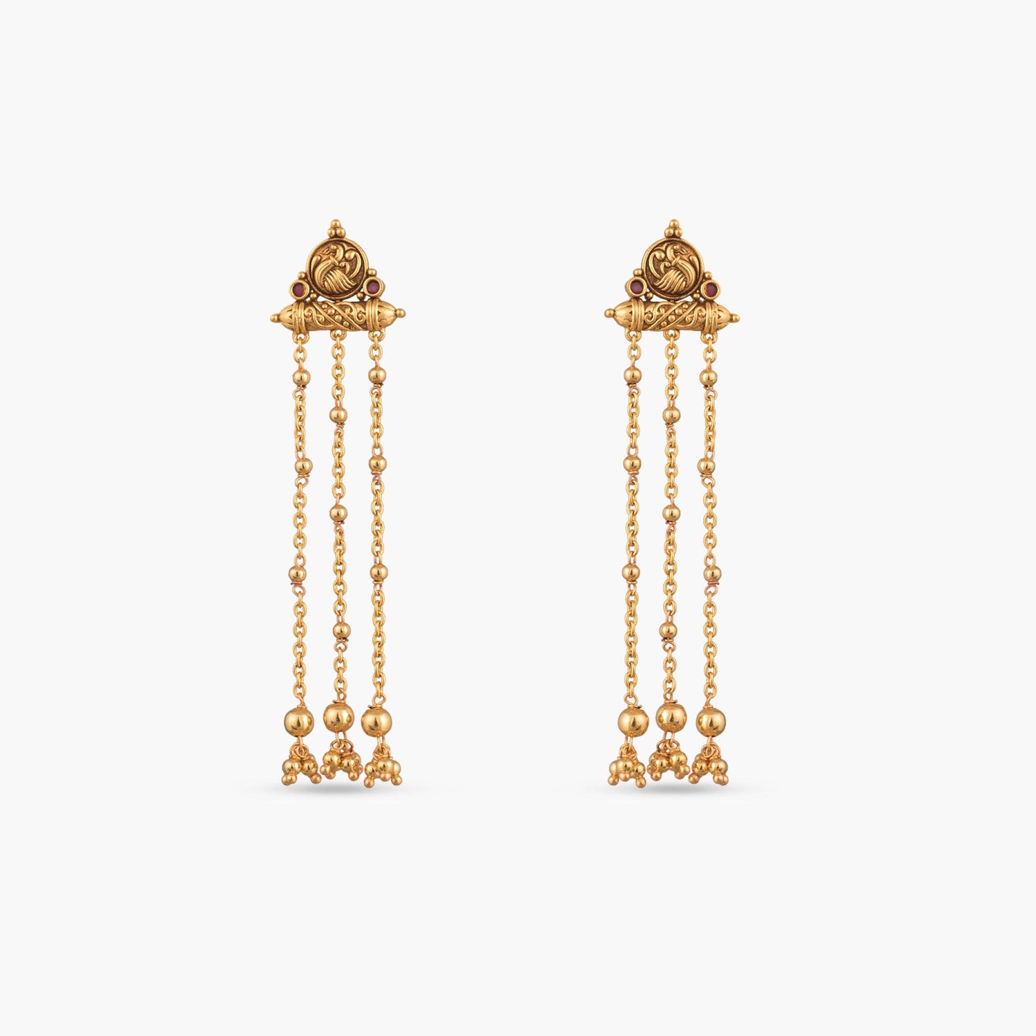 Dhriti Silver Drop Earrings