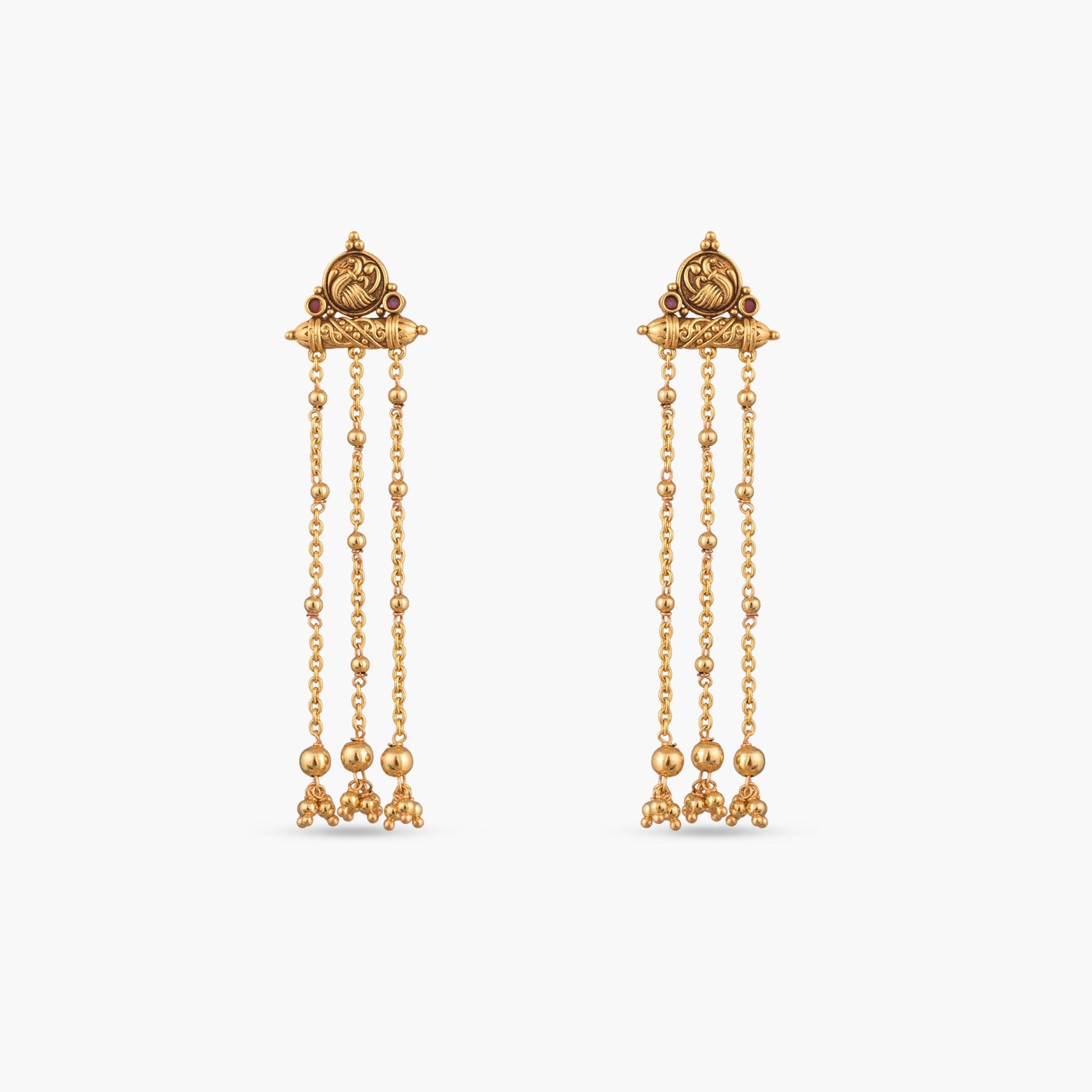 Dhriti Silver Drop Earrings