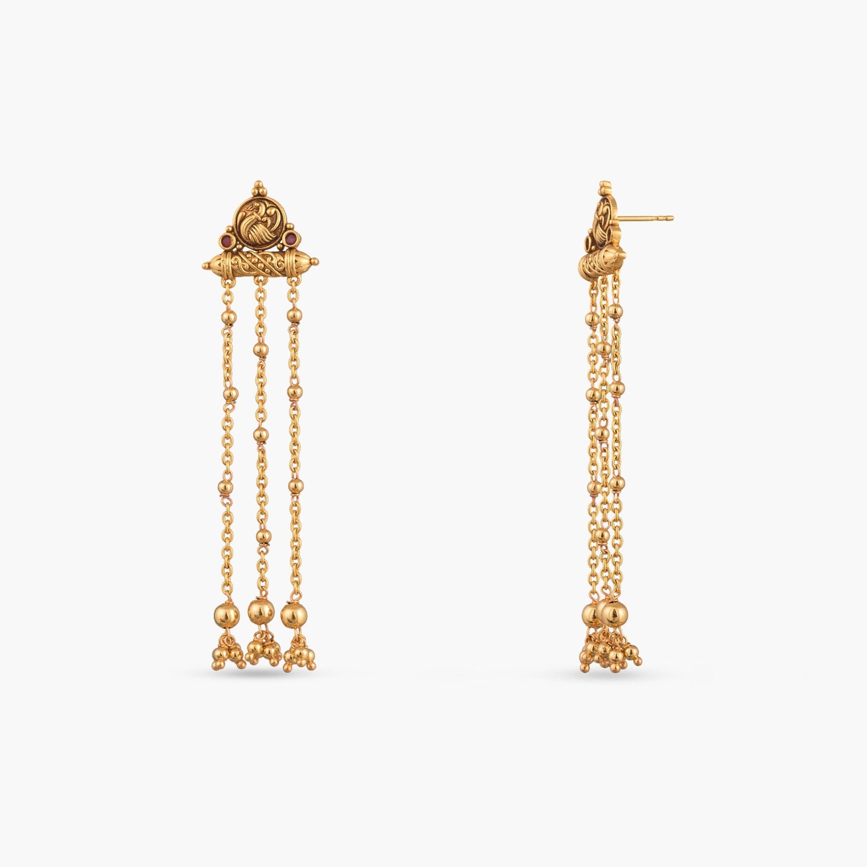 Dhriti Silver Drop Earrings