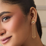 Aadhya Silver Drop Earrings