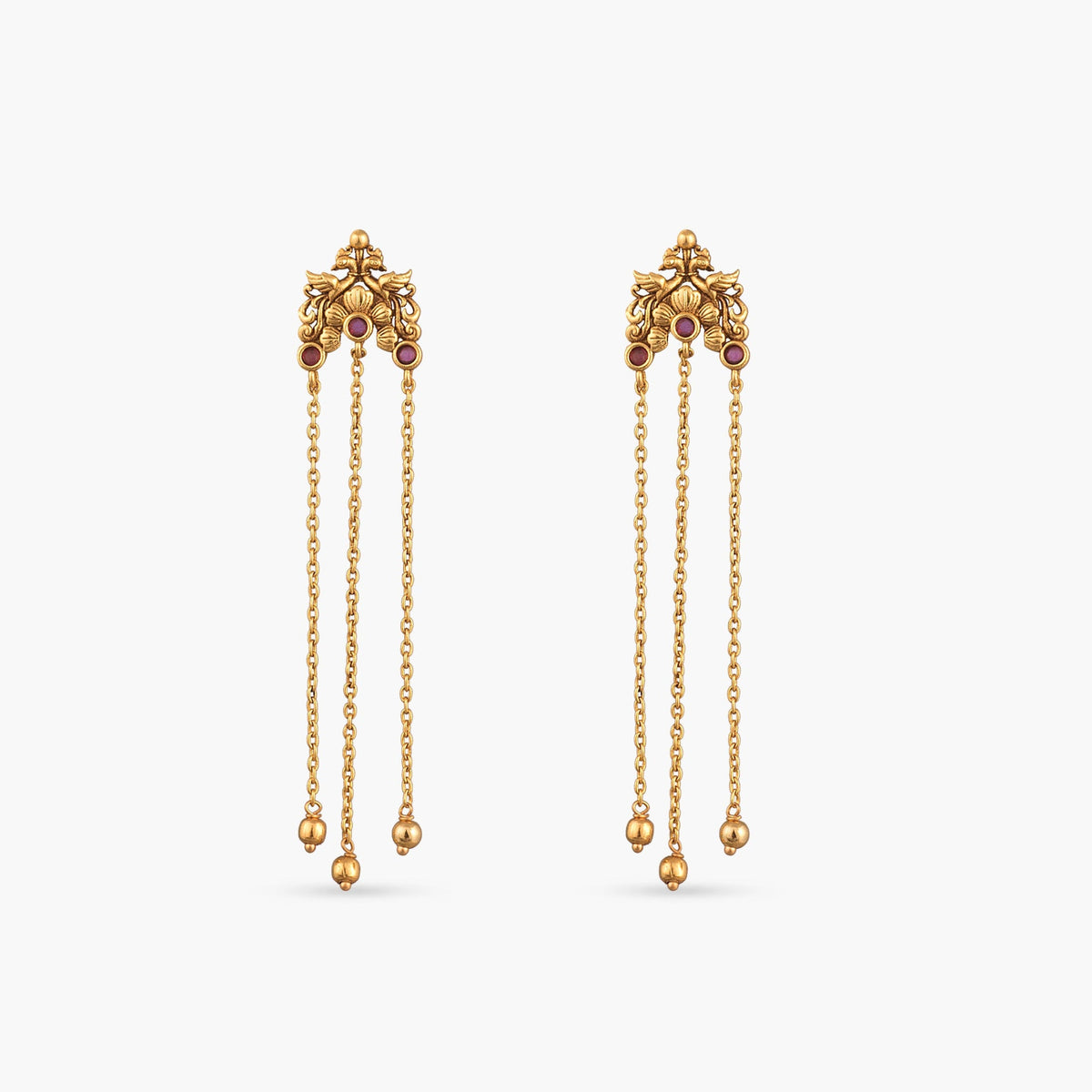 Aadhya Silver Drop Earrings