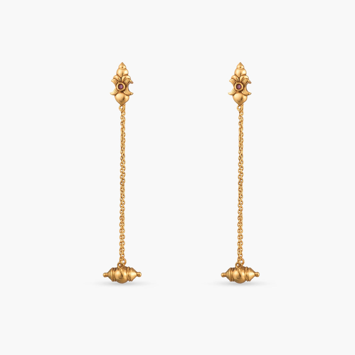 Pihu Silver Drop Earrings