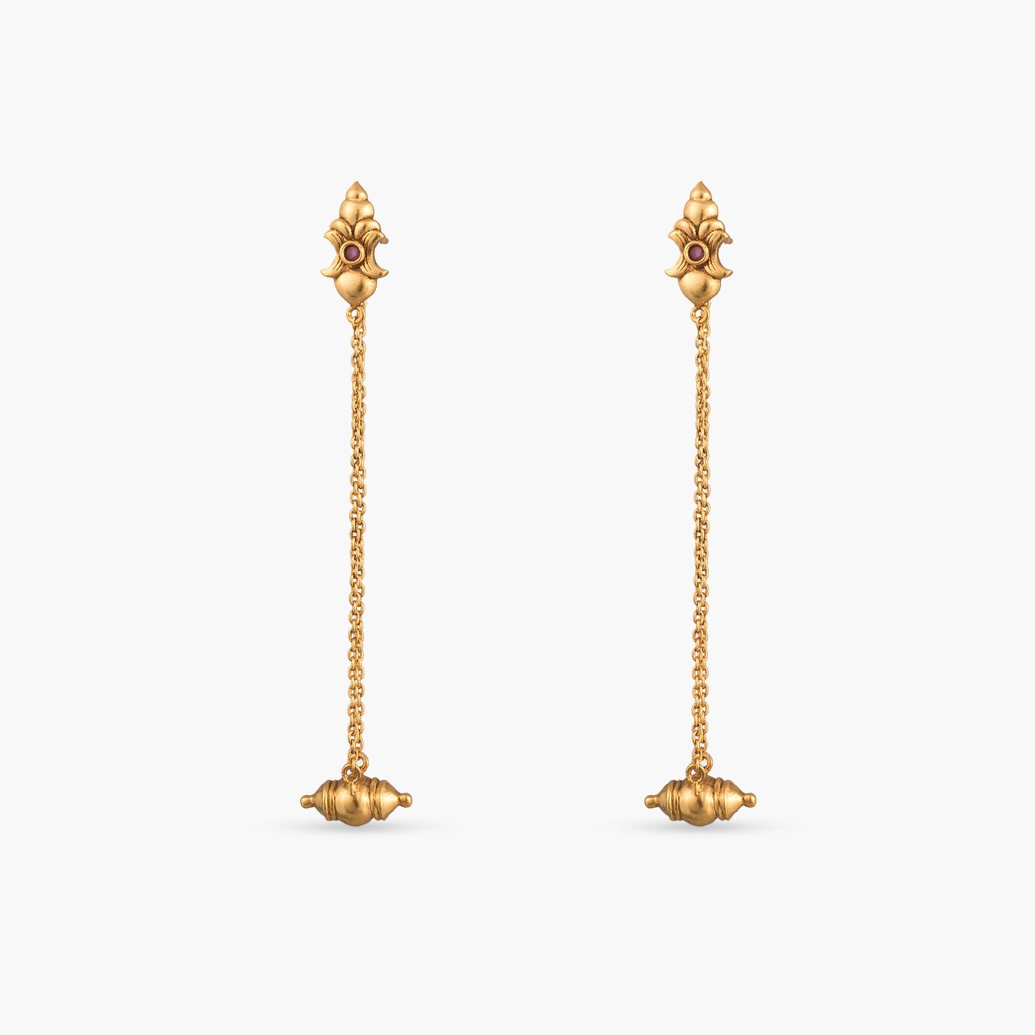 Pihu Silver Drop Earrings