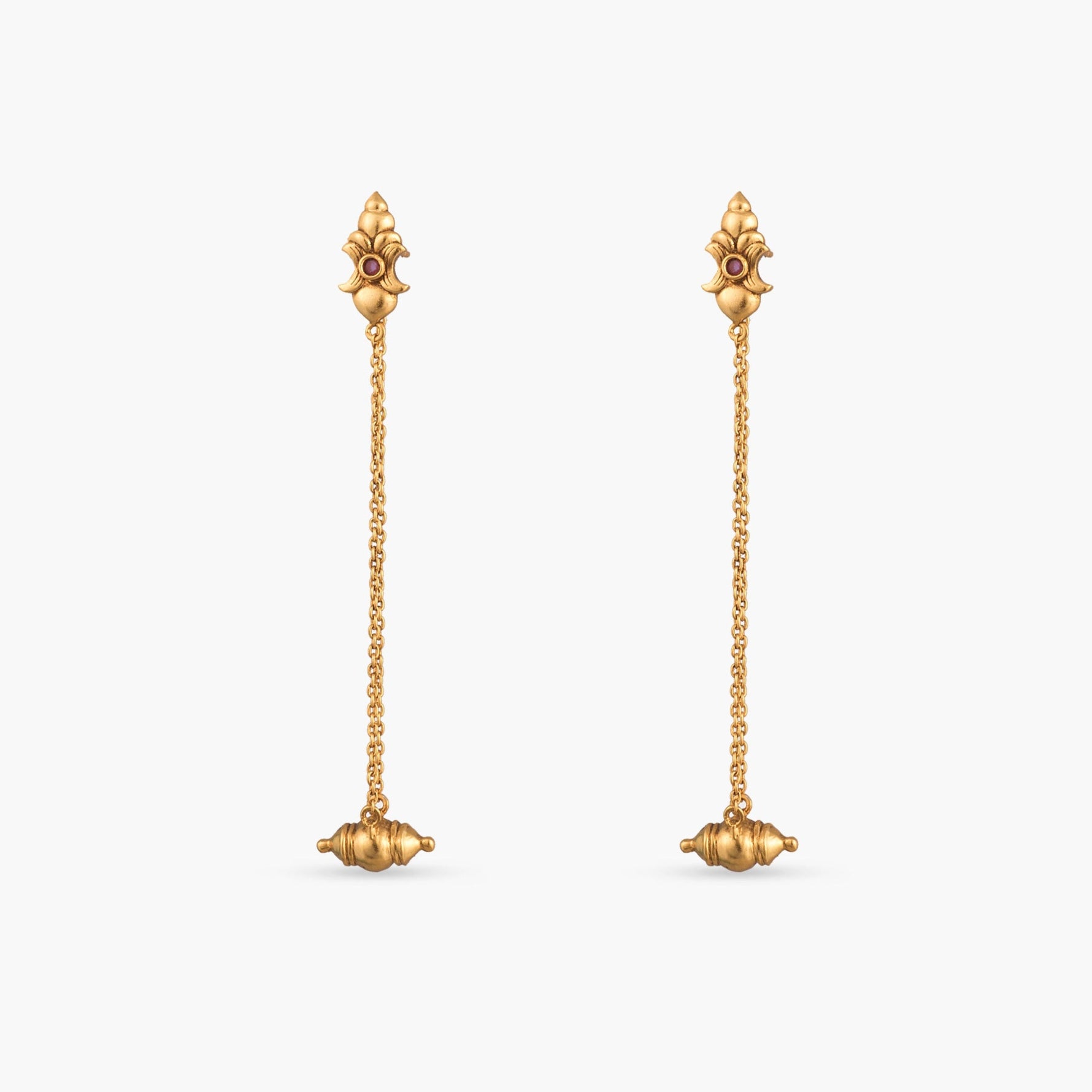 Pihu Silver Drop Earrings