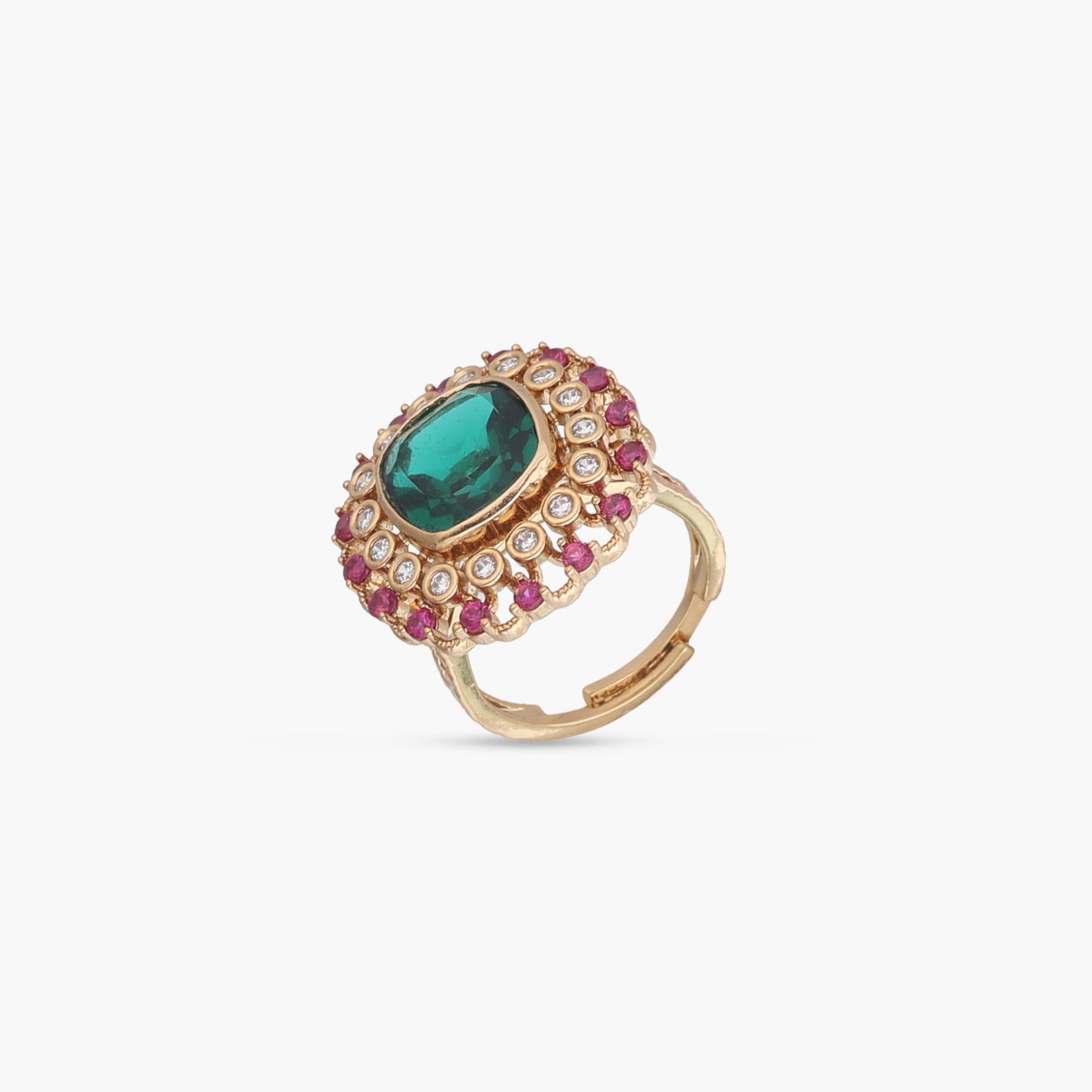 Prajwala Moissanite Silver Ring