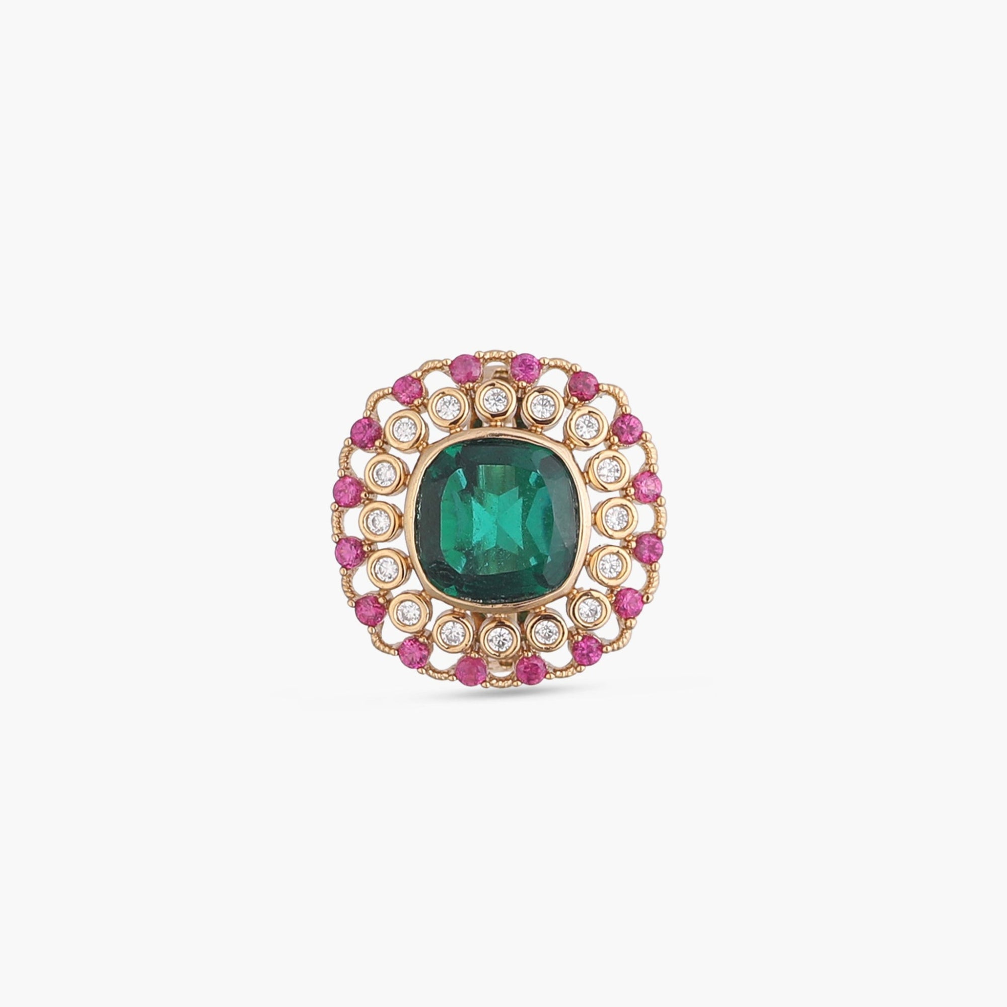 Prajwala Moissanite Silver Ring