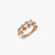 Elizabeth Moissanite Silver Ring