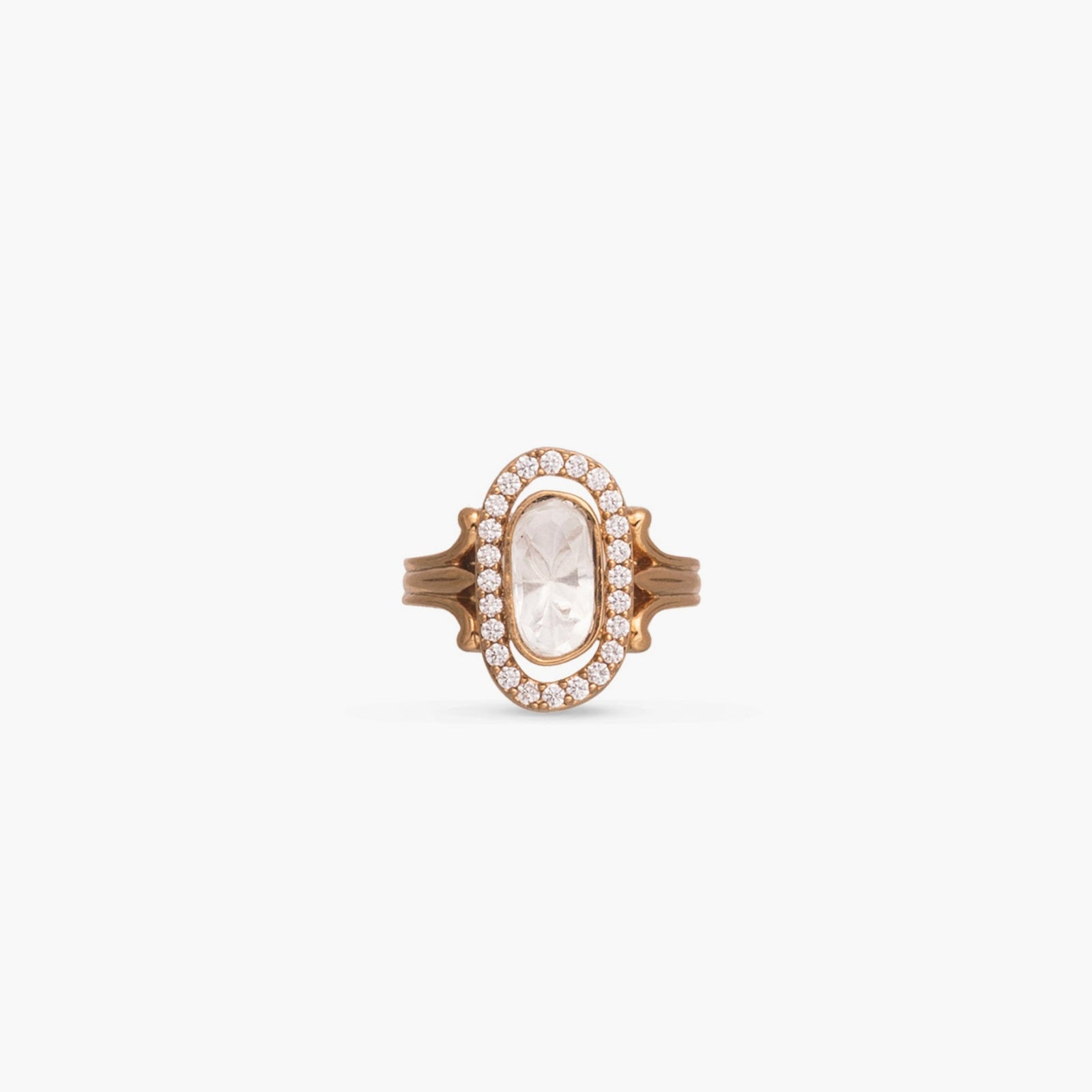 Elira Moissanite Silver Ring