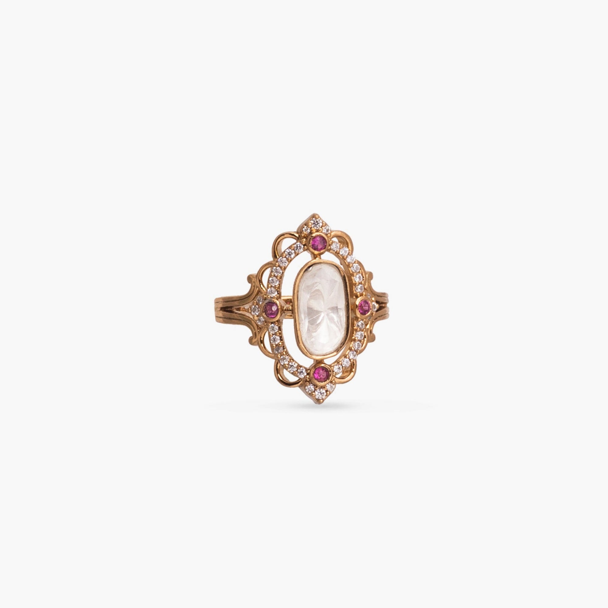  Ishya Moissanite Silver Ring