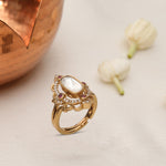 Finger Ring Ishya Moissanite Silver Ring