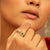 Rhea Toi et Moi Moissanite Silver Ring