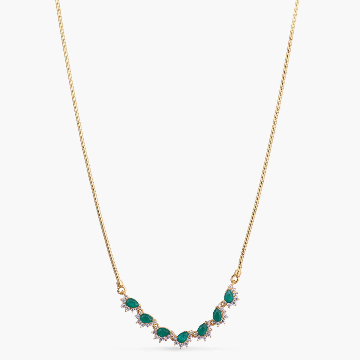 Kira CZ Silver Pendant Necklace